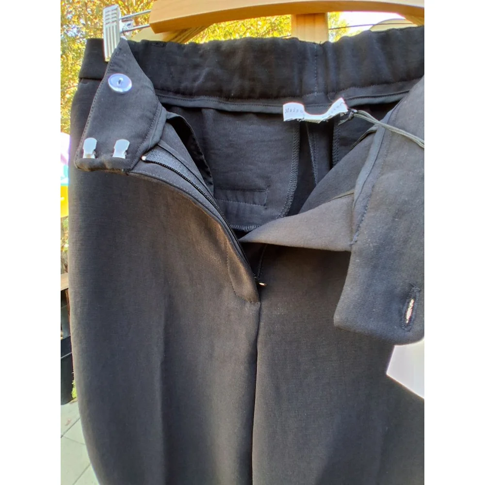 Maison d'Amélie Black Trousers Size 10 NWT Business Casual Chic Office - Picture 8 of 14